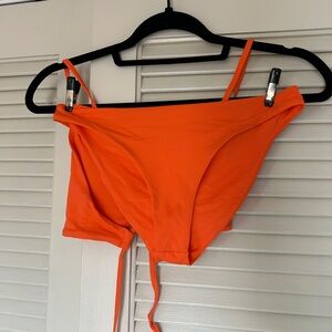 Girlfriend Collective coral pink bikini two piece size Small